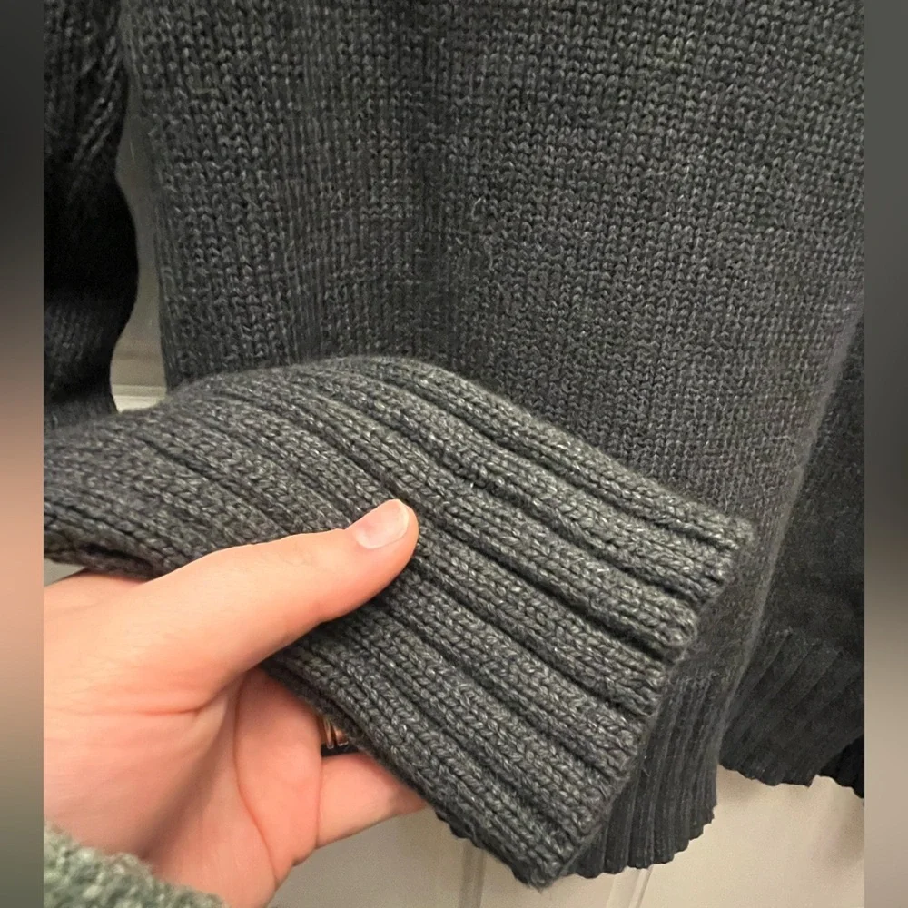 J. Crew Charcoal Turtle Neck Sweater - Picture 4 of 5